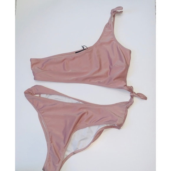 PrettyLittleThing Other - Pretty little thing pink cut out swimsuit